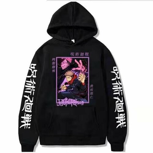 фото Толстовка , размер m, черный нет бренда