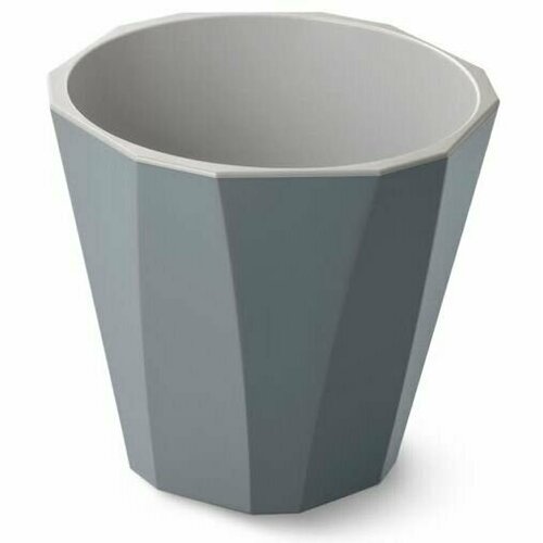 Кашпо Палермо 3,6л темно-серое