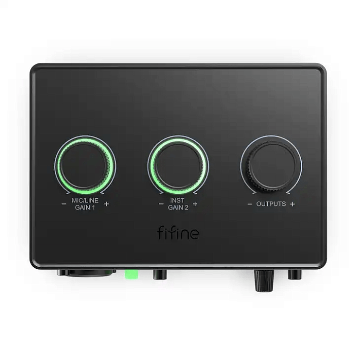 Звуковая карта / Гитарный интерфейс / Микшер Fifine mixer SC1 (Black)