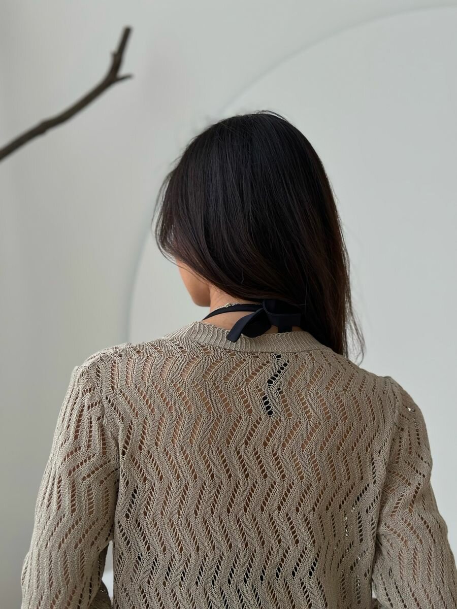 Туника Vitalounge, размер 42/48, бежевый — фото 1