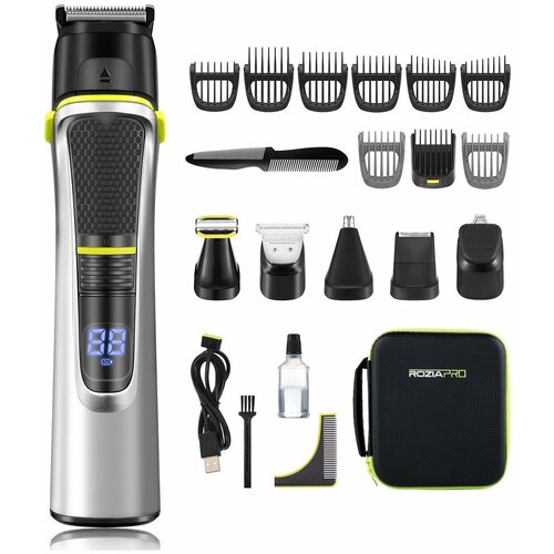 Универсальный триммер 15 в 1 для бритья мужской Беспроводной профессиональный инструмент Парикмахерская машинка для стрижки волос и челки 4600₽