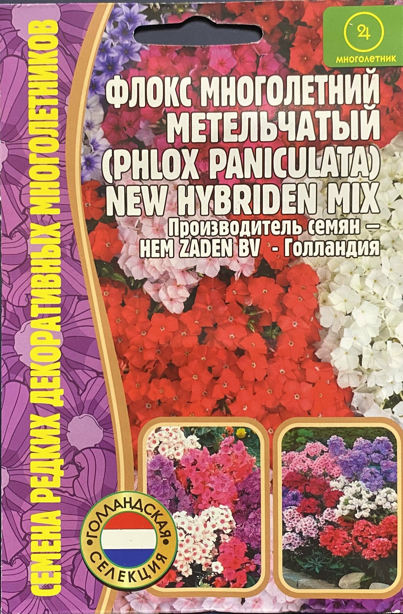 Семена Флокса метельчатого (Phlox Paniculata) New Hybriden Mix (10 семян)