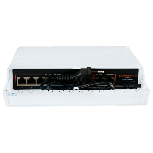 Неуправляемый коммутатор XVI SEP1082 10_портов 8_портов 100Мбитc с PoE 2_порта 1Гбитс 120Вт 6380₽