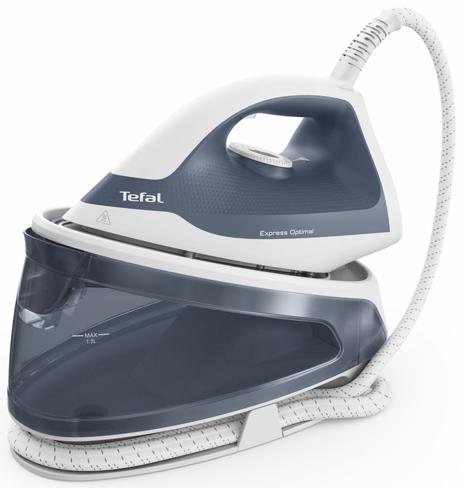 Парогенератор Tefal Express Optimal SV4110E0, синий/ белый