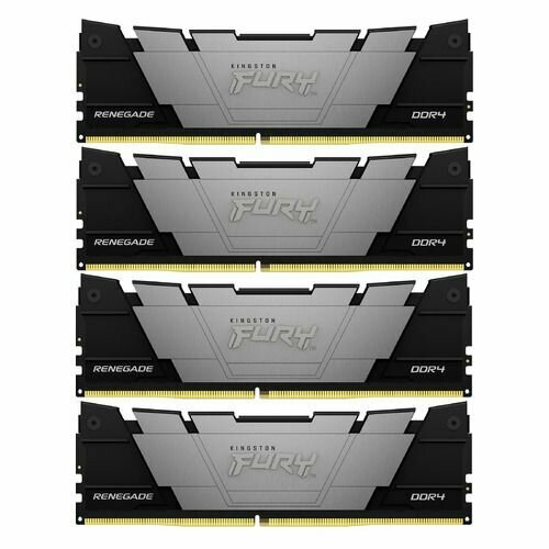 Оперативная память Kingston Fury Renegade Black KF436C18RB2K4128 DDR4 - 4x 32ГБ 3600МГц DIMM Ret 62999₽