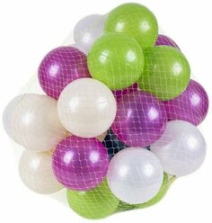 Перламутровые шарики для сухого бассейна "Орион" 96 штук, диаметр 7см