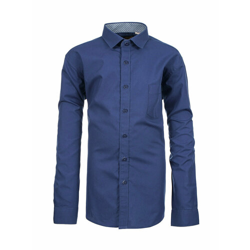 школьная рубашка imperator размер 128 134 синий Школьная рубашка Imperator, размер 128-134, синий