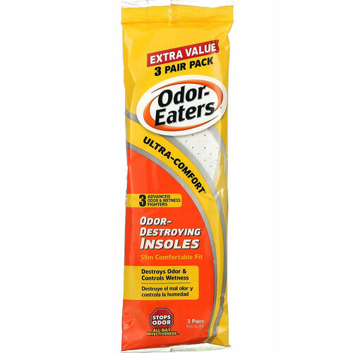 Стельки Odor Eaters с эффектом удаления запаха, 3 пары
