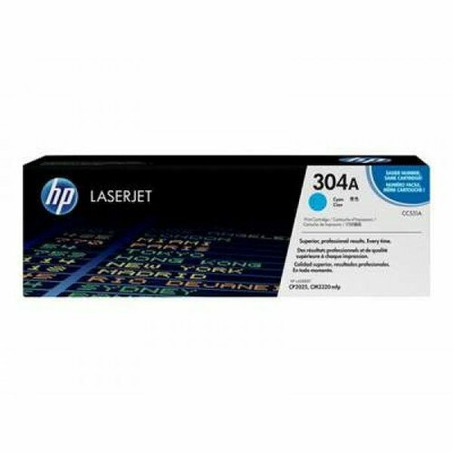 CC531A / CC531AC HP 304A CYAN Картридж для НР Color LaserJet CP2025/CM2320 (2800с.) картридж cactus cs cc531a cc531a голубой cs cc531a