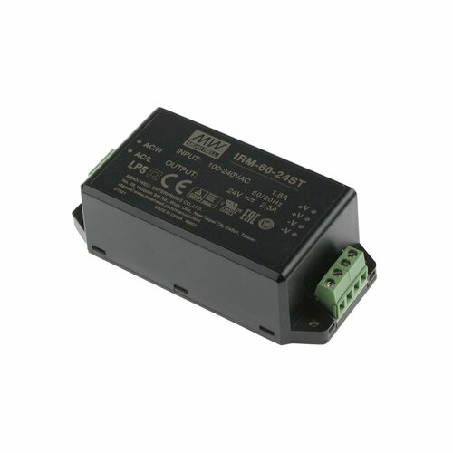 Источник питания AC-DC на печатную плату Mean Well IRM-60-24ST источник питания ac dc mean well irm 30 24st