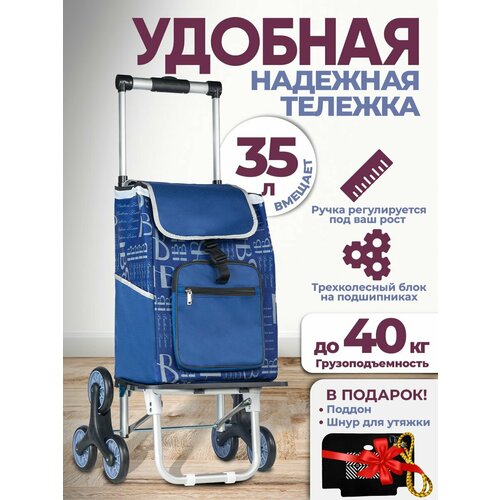 Сумка-тележка Carro, синий