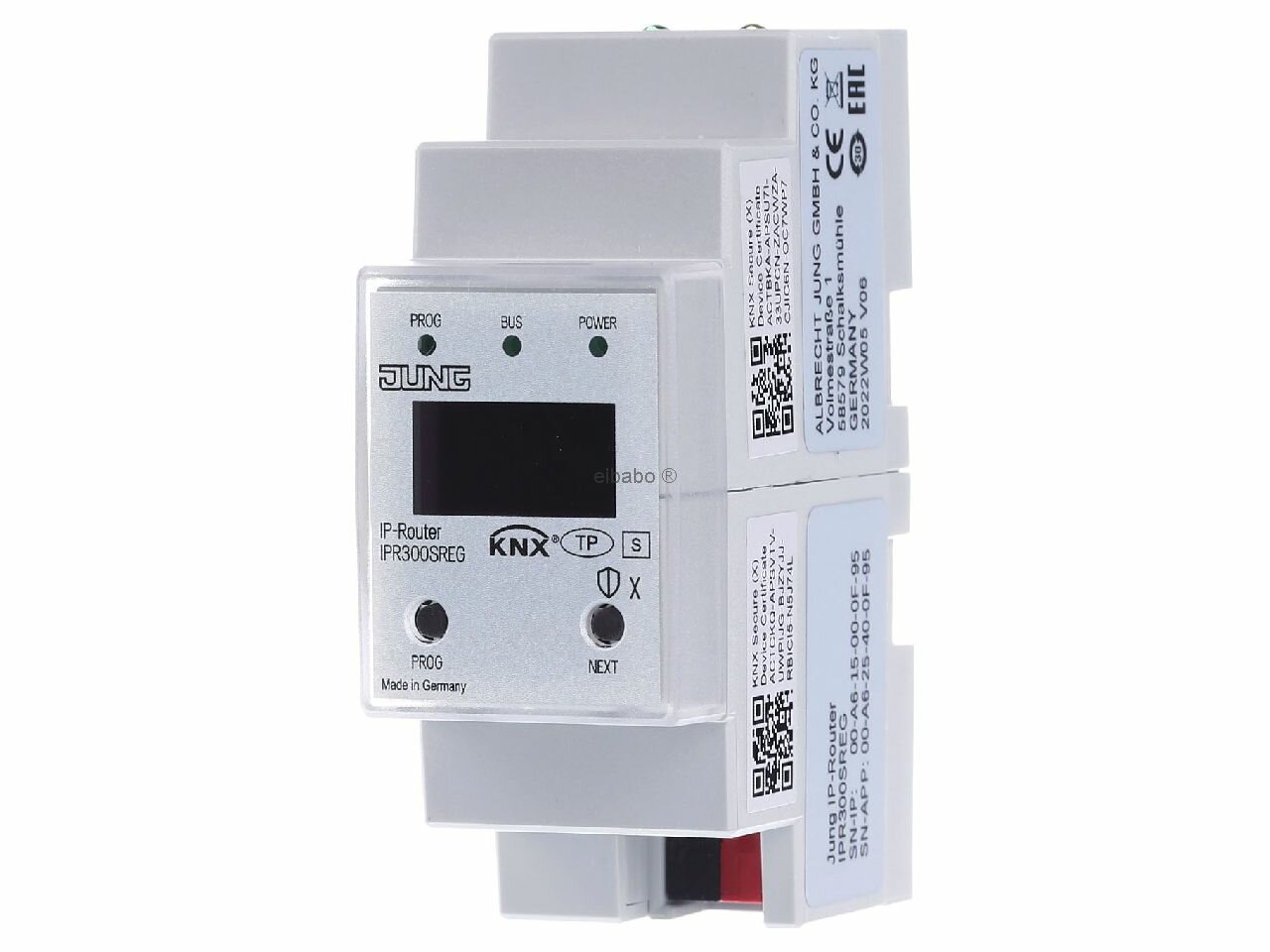 Соединитель зоны / линии для домашней автоматизации KNX IPR 300 S REG – Jung – 4011377173385