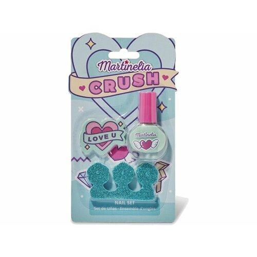 Детский мини набор для лаков ногтей Martinelia Crush Nail Set Blue 1001₽