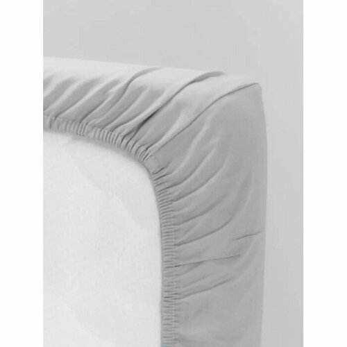 Простынь на резинке 120х60 Агатовый 637₽