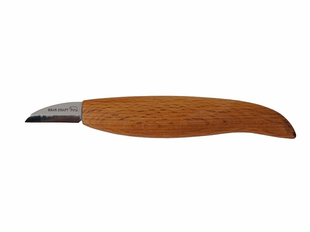 Нож Богородский С2 40мм для резьбы по дереву BearCraft