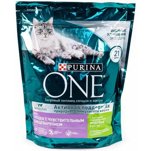 Purina ONE Сухой корм для стерилизованных кошек и кастрированных котов, с высоким содержанием говядины, Природа Здоровья, 680 гр