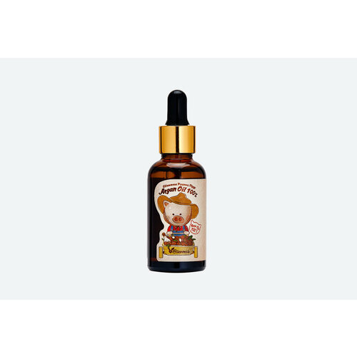 Масло арганы для лица, тела и волос Elizavecca Farmer Piggy Argan Oil 100% / объём 30 мл elizavecca farmer piggy rosehip oil 100% сыворотка для лица с маслом шиповника 30 мл