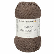 Пряжа для вязания Schachenmayr Cotton Bambulino (00010 Taupe)