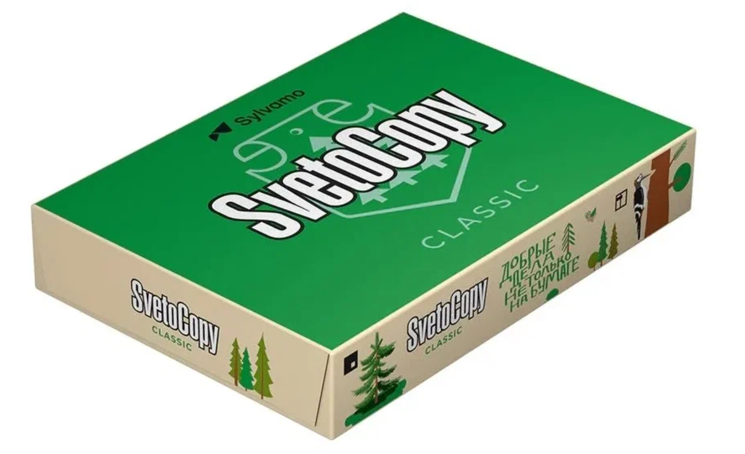 Бумага офисная SvetoCopy CLASSIC, А4, 80 г/м2, 500 л марка С, International Paper, белизна 146%.