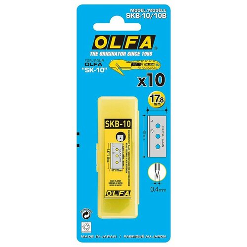 OLFA Лезвие OLFA специальное, для OL-SK-10, 17,8 мм / 10 шт, ( OL-SKB-10/10B )