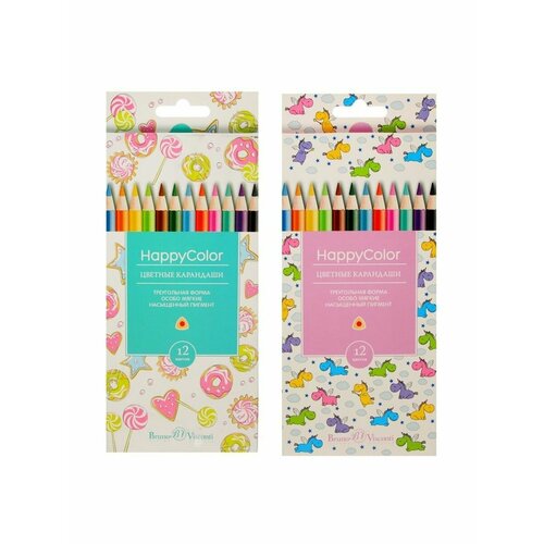 Карандаши 12 цветов BrunoVisconti Happyc 574₽