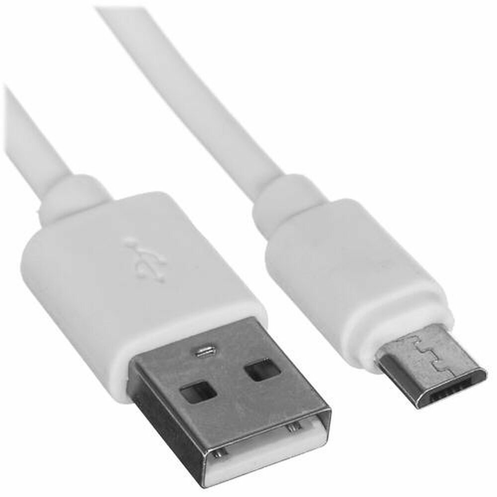 Кабель круглый FinePower micro USB - USB 2.0 Type-A белый 3 м