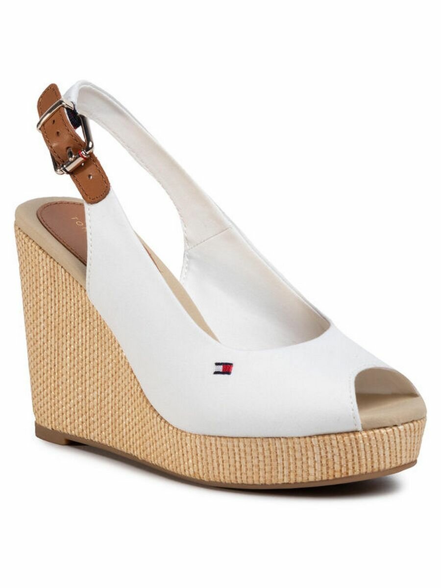 Эспадрильи Tommy Hilfiger Iconic Elena Sling Back Wedge FW0FW04789