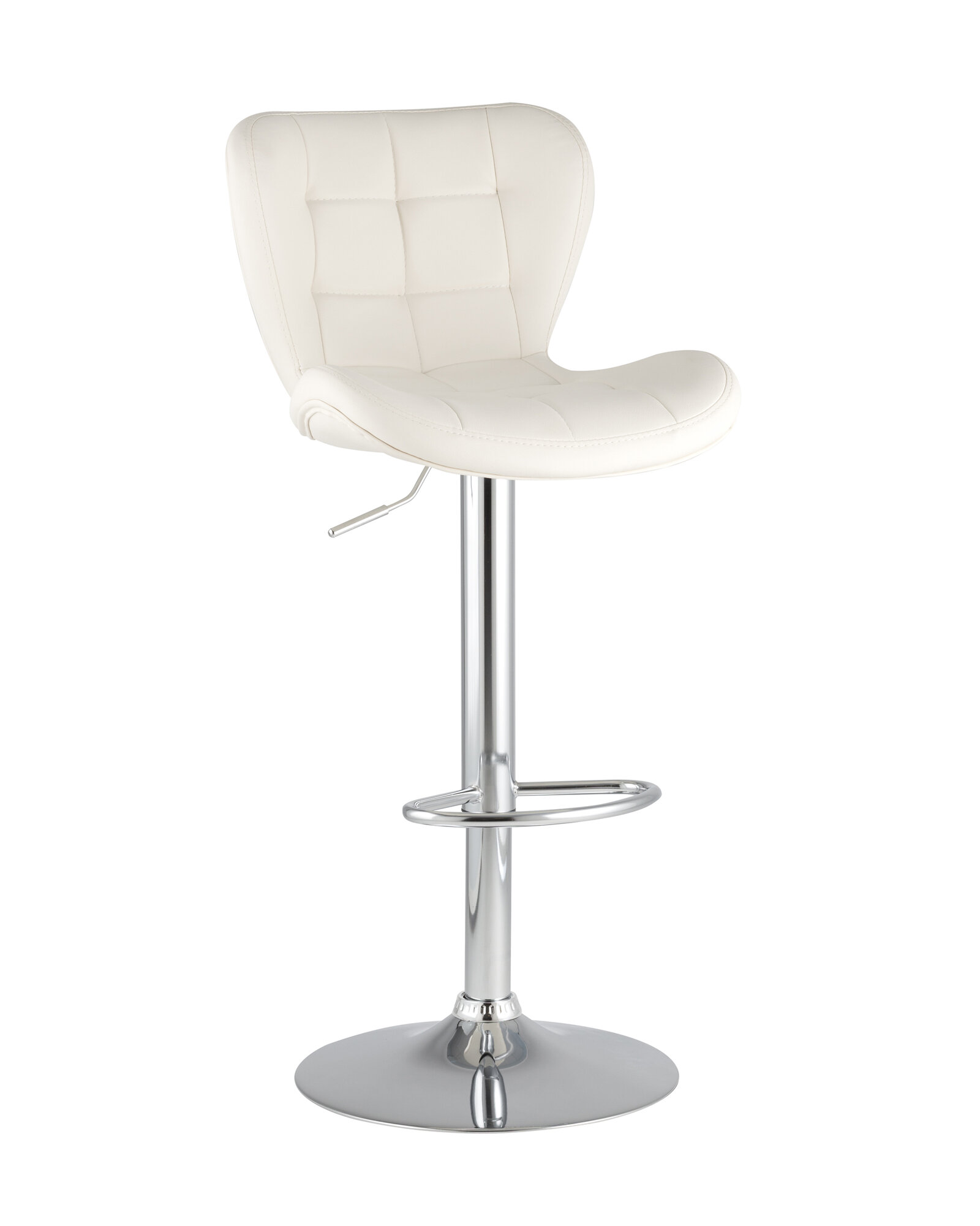 Барный стул Stool Group PORSCHE WHITE, белый/серебро Hoff - фото №6