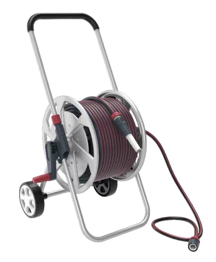 фото Тележка для шлангов Elitech Garden HC 25MWH (шланг в комплекте)