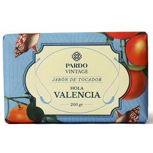 Мыло PARDO Vintage Valencia Мандарин и имбирь 200 гр 2 шт