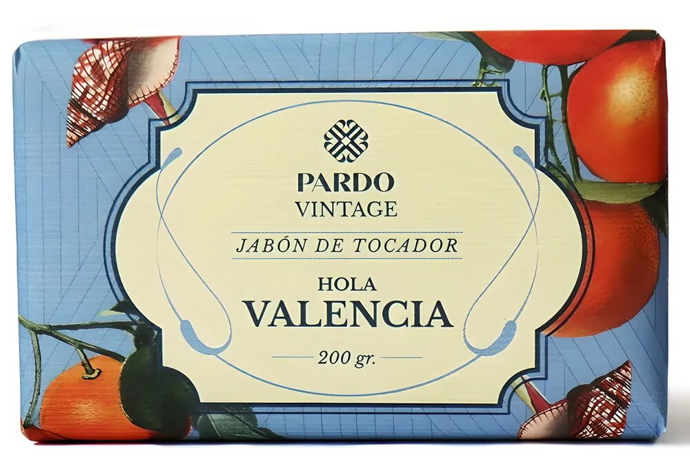 Мыло PARDO Vintage Valencia Мандарин и имбирь 200 гр 2 шт