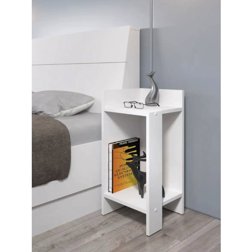 Тумба угловая универсальная, 60х28х27 см, белая