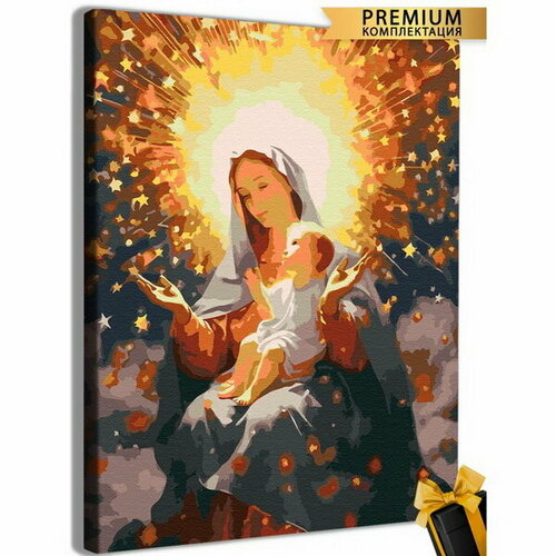 Картина по номерам Икона Богородица 40 x 50 см