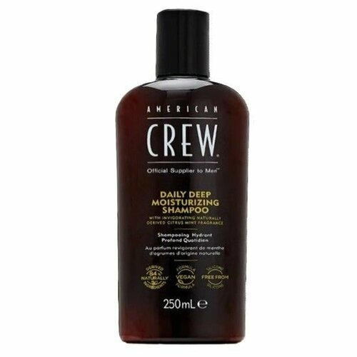 American CREW DAILY DEEP MOISTURIZING 250 мл США. Шампунь ежедневный увлажняющий.