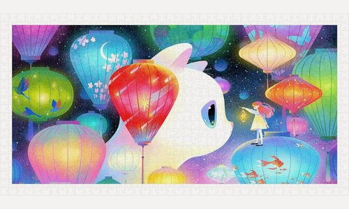 Изображение товара Пазл для взрослых Pintoo 800 деталей: Кошачий шепот