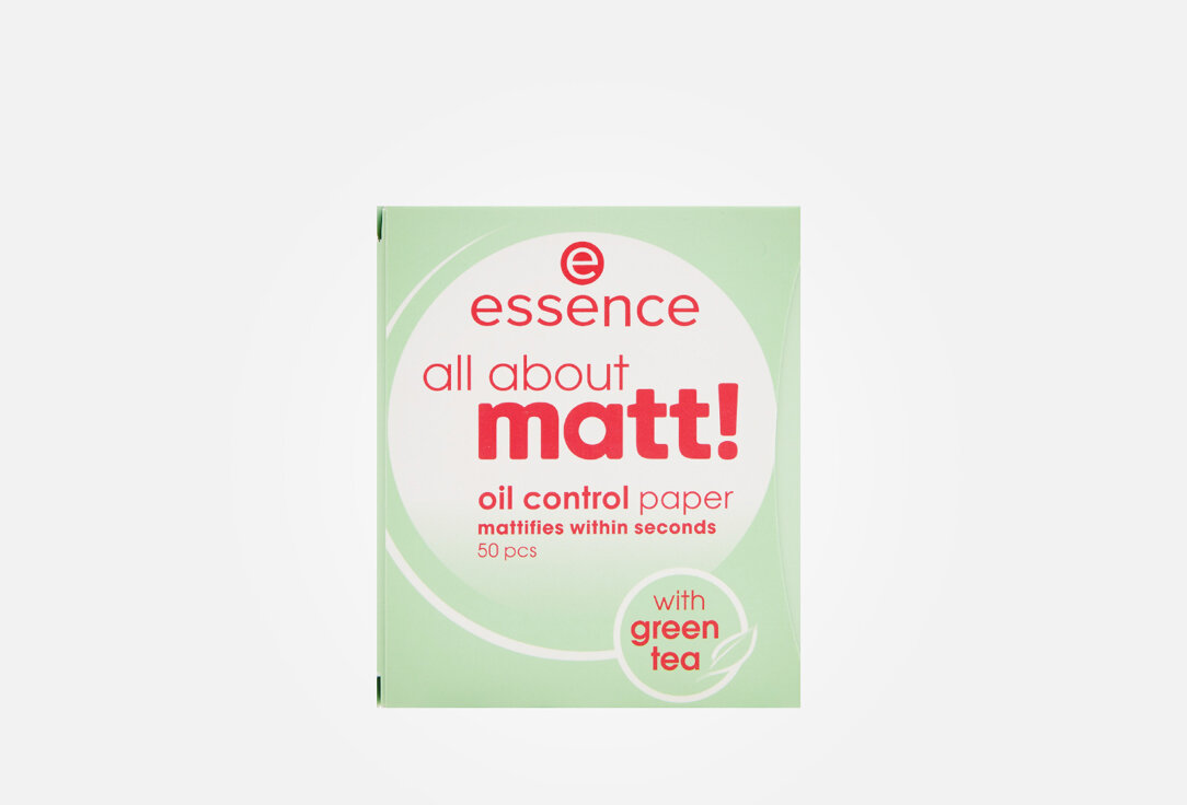 Матирующие салфетки Essence, all about matt! oil control paper 50мл