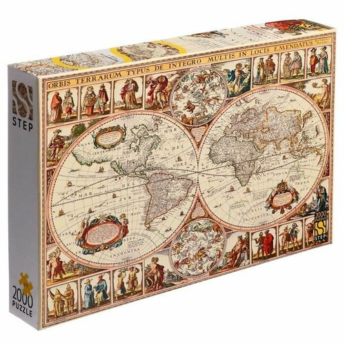 Пазлы Историческая карта мира, 2000 элементов