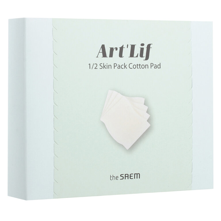 Ватные диски The Saem Art'Lif 1/2 Skin Pack Cotton Pad, 60 шт