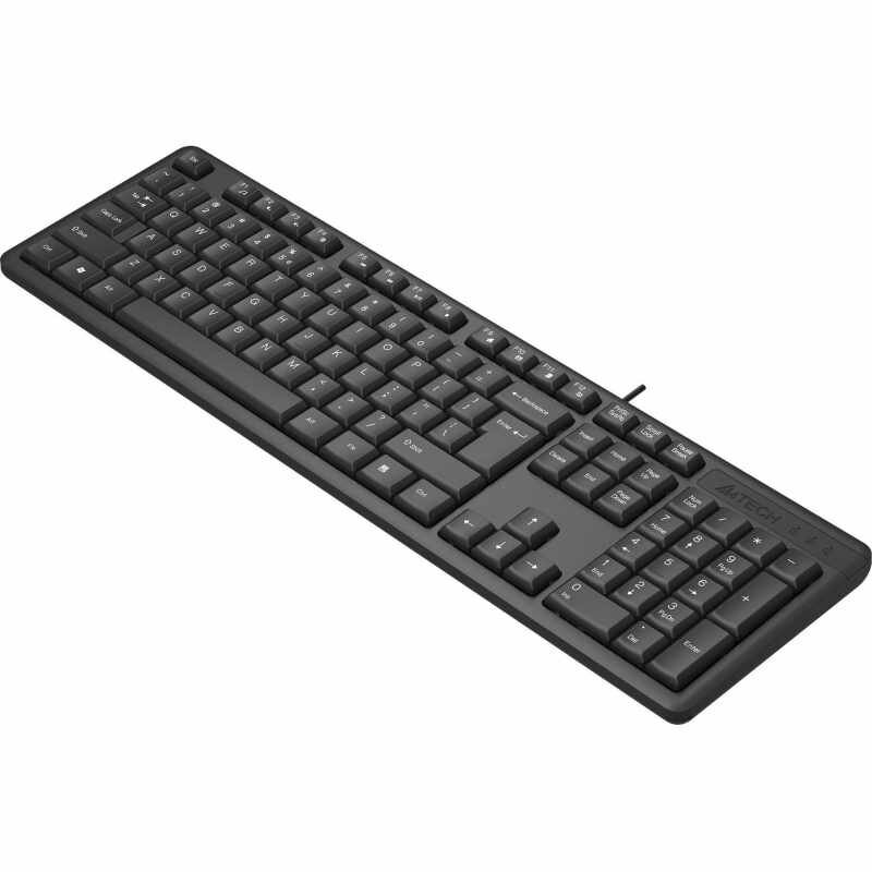 Клавиатура и мышь A4Tech клав:черный мышь:черный USB (1988376) - фото №4