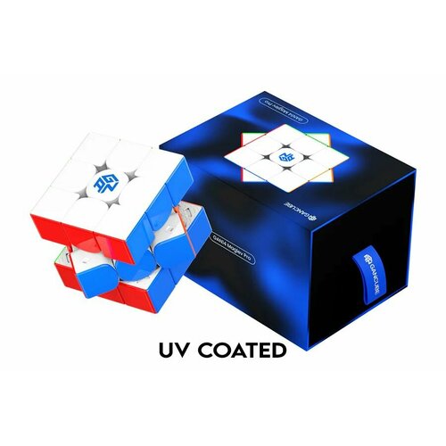 Кубик Рубика магнитный Gan 14 MagLev 3x3 Pro UV Coated, color