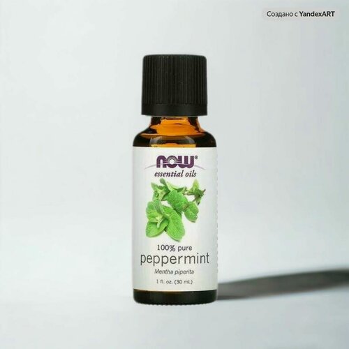 Изображение товара NOW Foods, Эфирные масла, Перечная мята, 1 жидкая унция (30 мл)