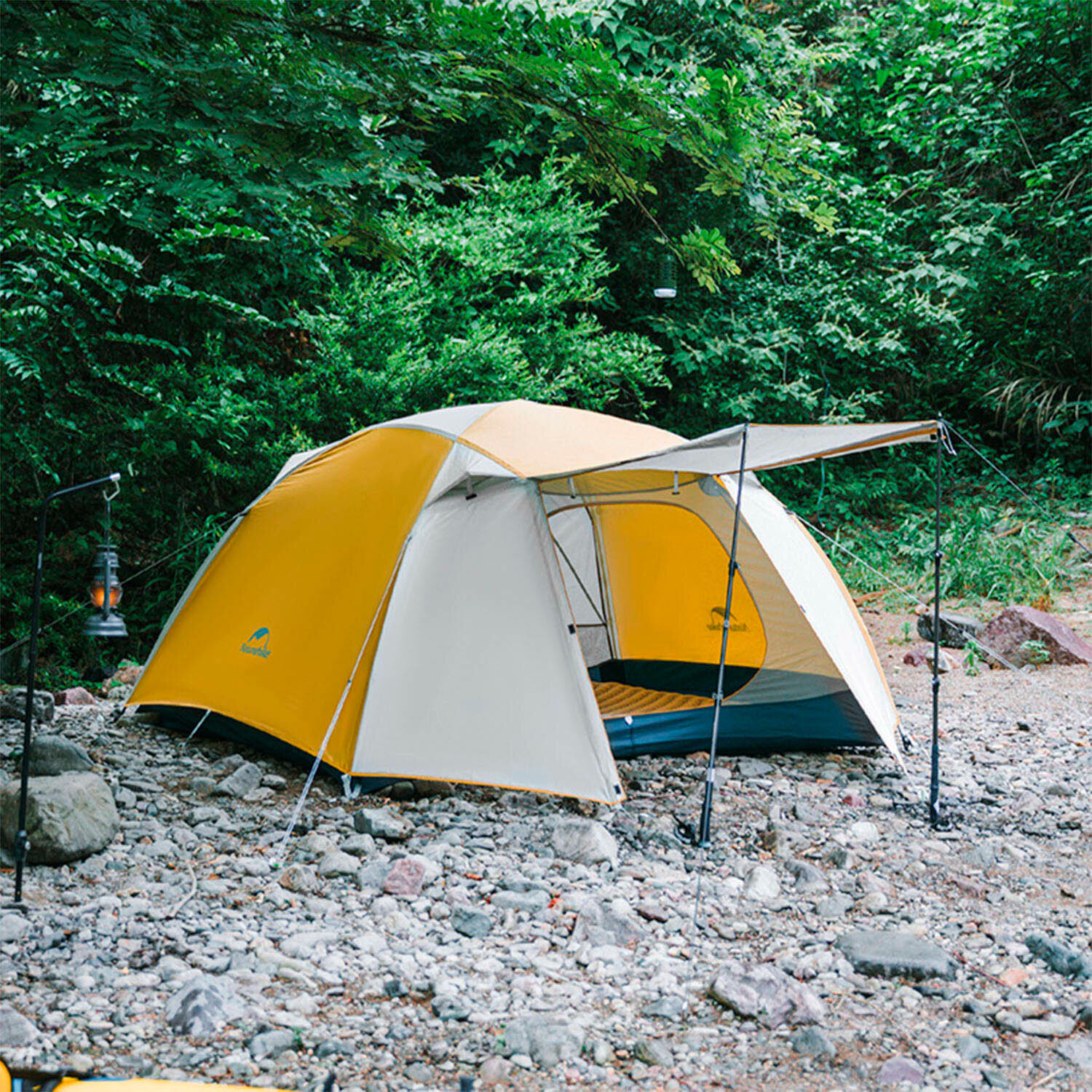 Палатка Naturehike Cloud-Creek Series Tent 3 man Yellow Pro