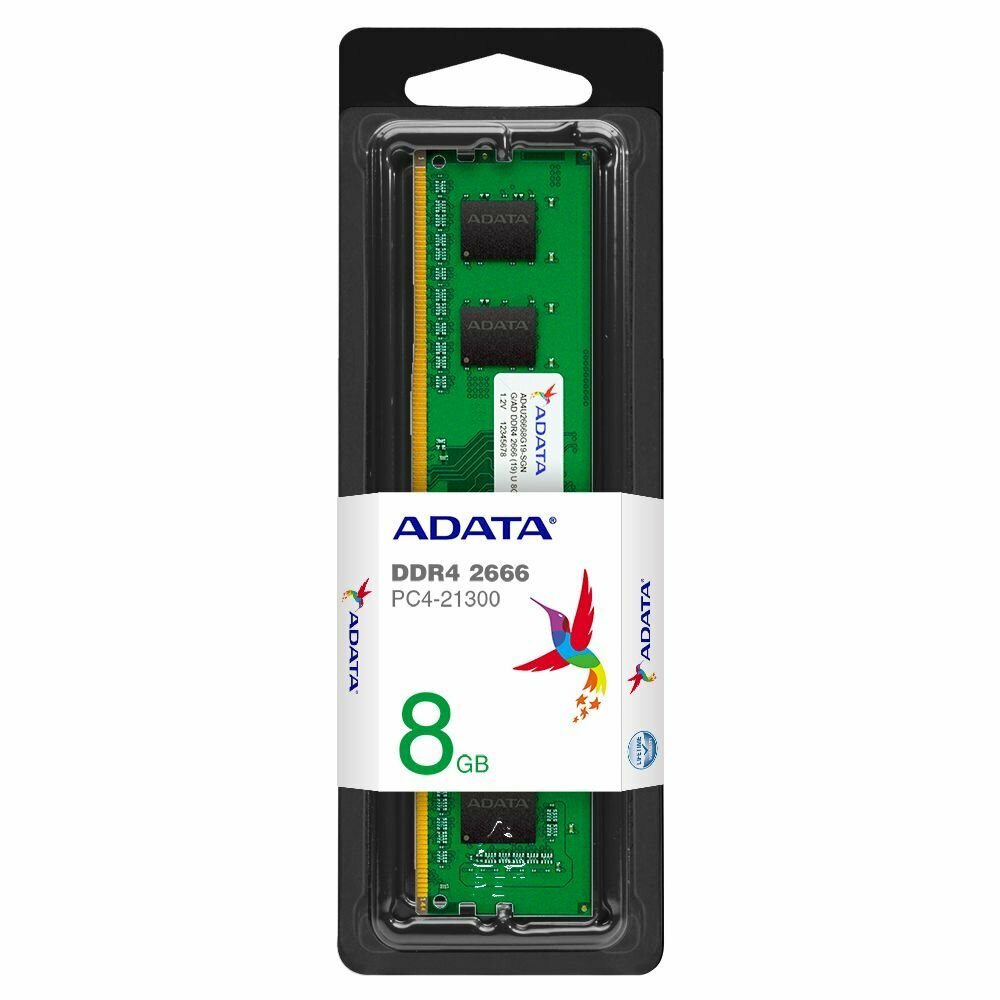 Память оперативная DDR4 A-Data 8GB PC21300 (AD4U26668G19-SGN) - фото №12