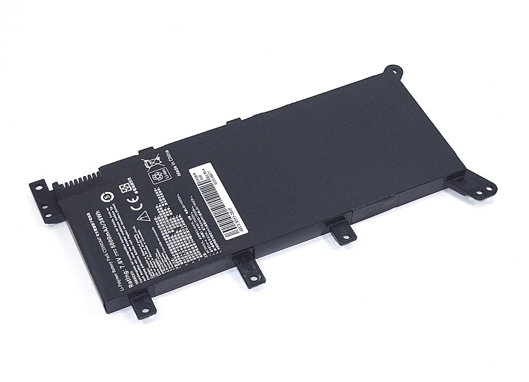 Аккумуляторная батарея для ноутбука Asus X555-2S1P 7.6V 38Wh OEM черная