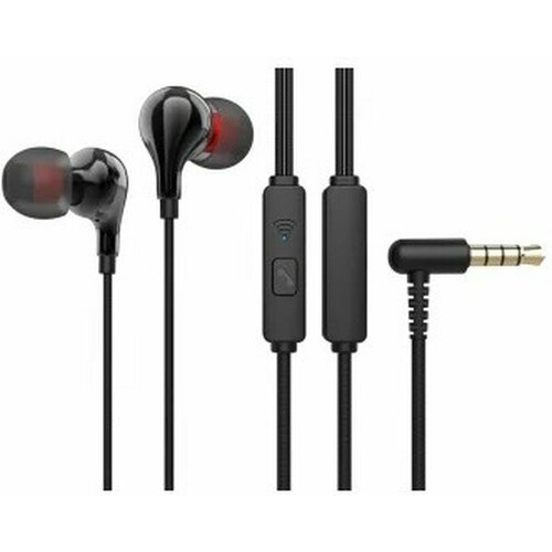 Perfeo наушники внутриканальные c микрофоном GLOB черные 990₽