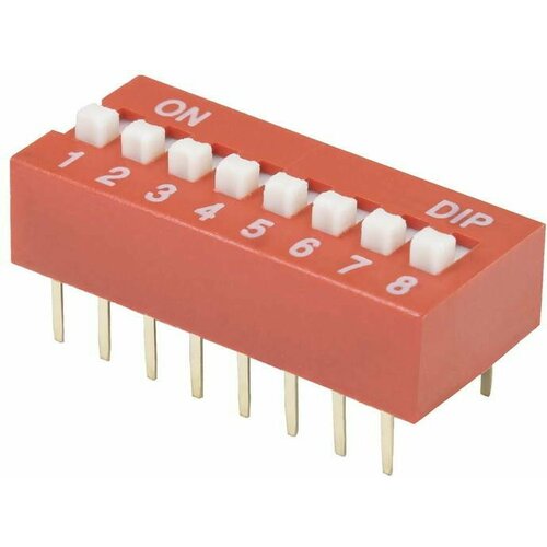 10pcs tl082cp dip 8 integrated circuit tl082 dip tl082cn DS-08 (SWD1-8), DIP-переключатель DS-08, серия SWD 1-8, 25 мА, 24 В, 50 мОм, 8 (ON-OFF) с шагом 2,54 мм, 6.9х21.68х10 мм