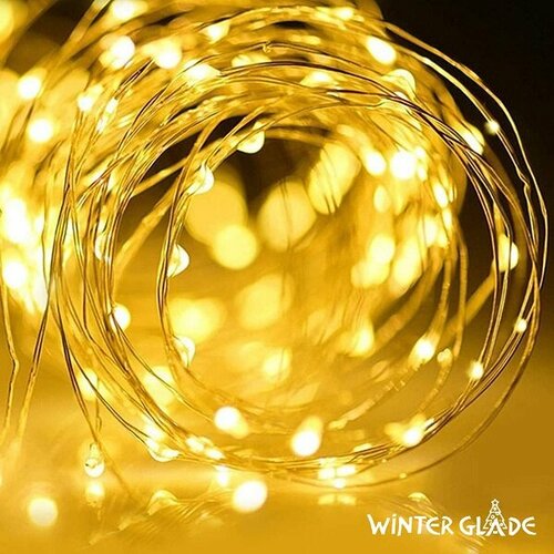 Гирлянда светодиодная Роса Winter Glade 200 ламп, CB202 белый