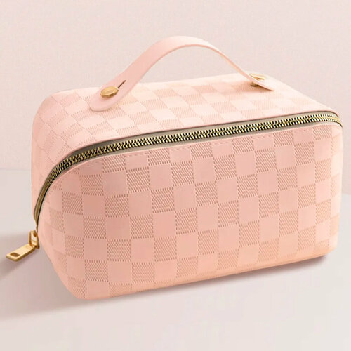 Косметичка 13х13х24 см, , розовый