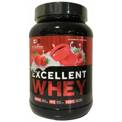 Dr.Hoffman Excellent Whey 825g (Клубничный Макарон) dr hoffman amino get холодный чай 450 г