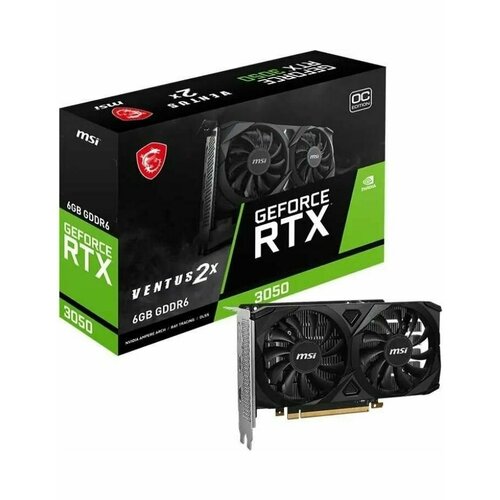 Видеокарта MSI RTX3050 VENTUS 2X 6G OC RTX 3050 VENTUS 2X 6G OC 2499900₽
